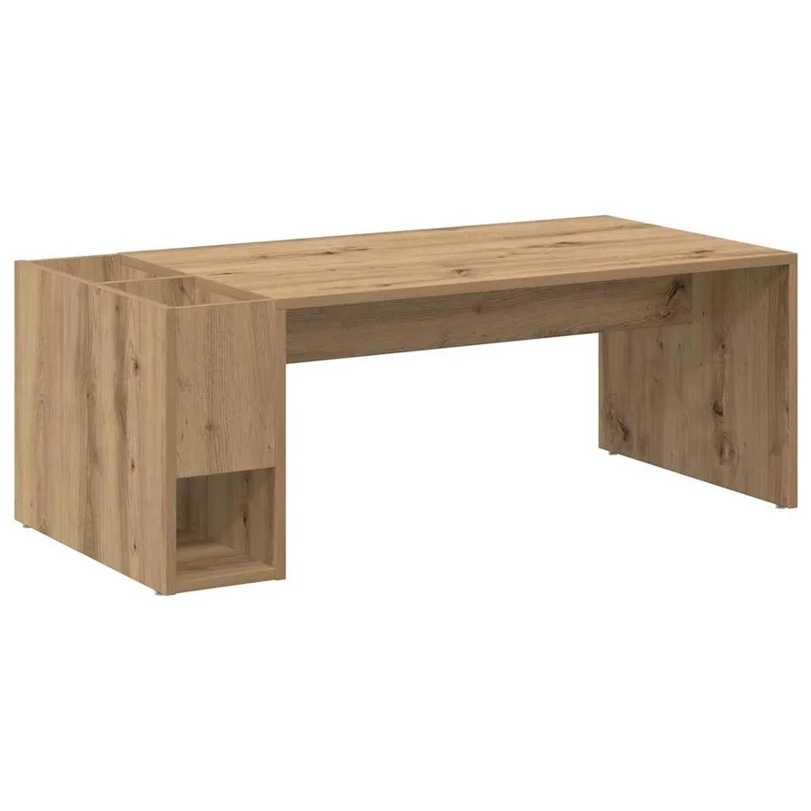 Table basse Chêne artisanal 101,5 x 50 x 37 cm - 7