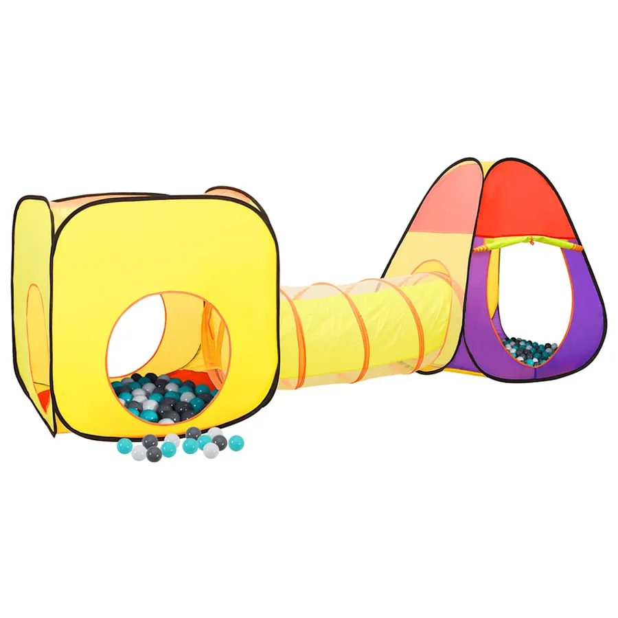 Tente de jeu pour enfants 250 balles Multicolore 255x80x100 cm - 2