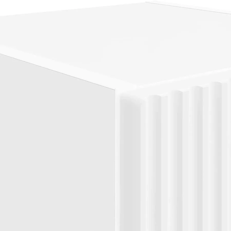 Meuble TV mural 2 pcs Blanc 30 x 31 x 100 cm Bois d'ingénierie - 10