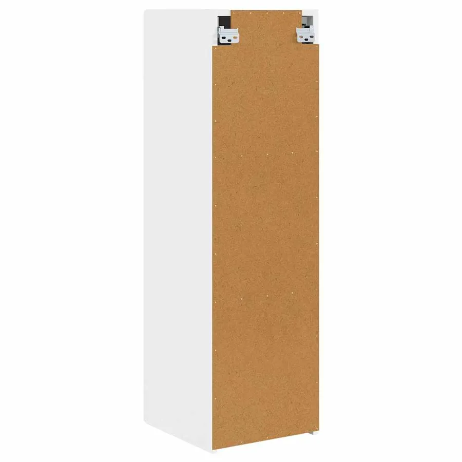 Meuble TV mural 2 pcs Blanc 30 x 31 x 100 cm Bois d'ingénierie - 9