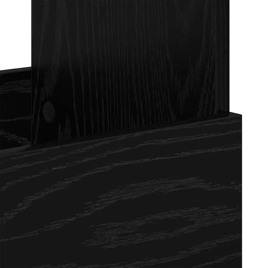 Étagère à magazines Chêne noir 102 x 30 x 45 cm - 10