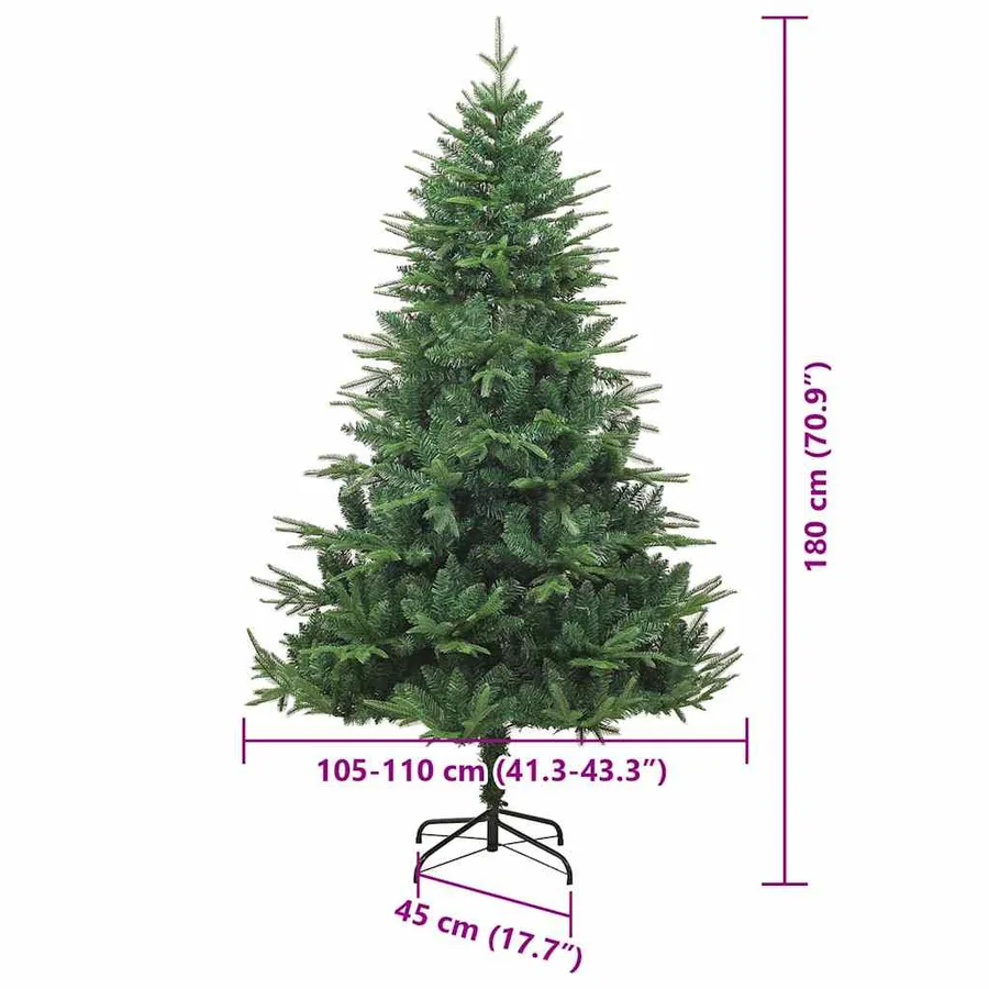 Arbre de Noël artificiel pré-éclairé avec ensemble de boules - 16