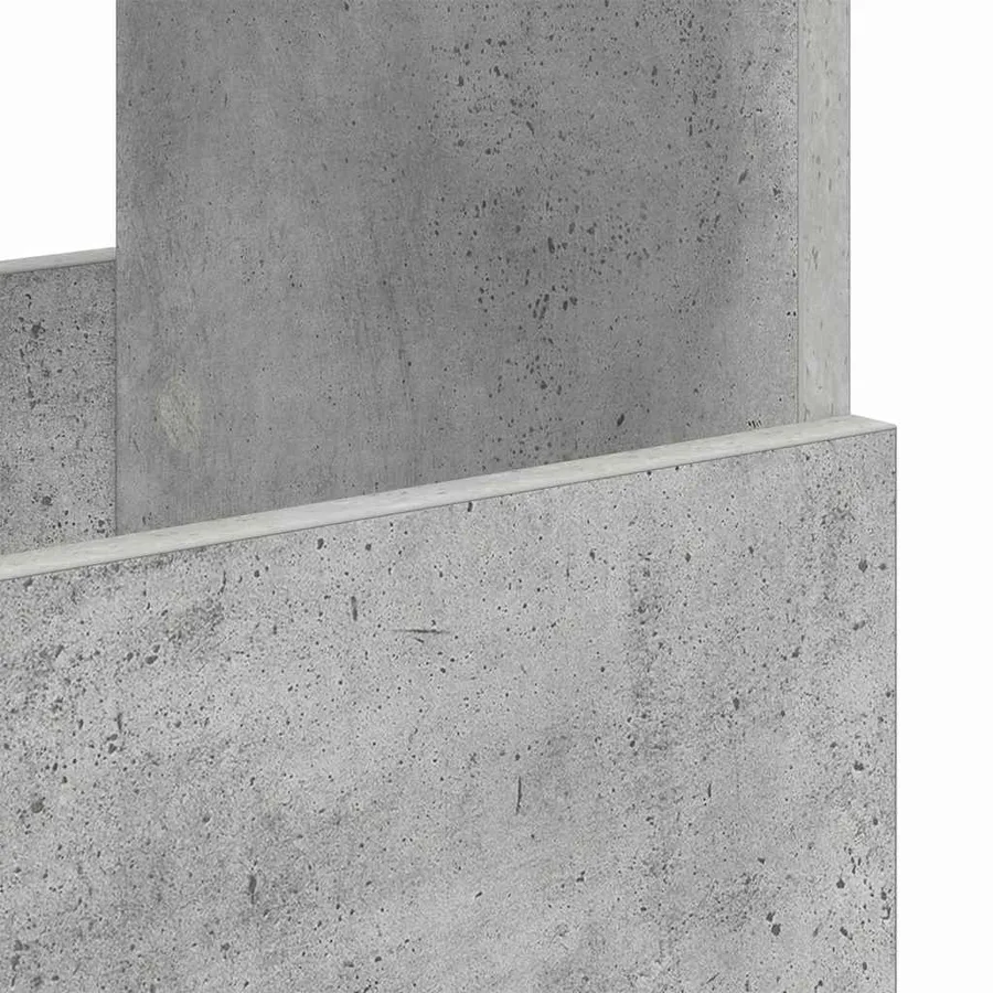 Étagère à magazines Gris béton 102 x 30 x 45 cm - 10