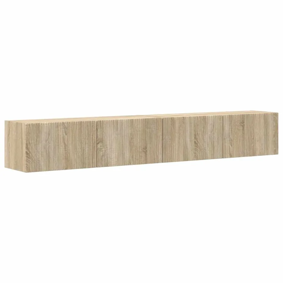 Meuble TV mural Montage mural 2 pcs Sonoma 98 x 31 x 29,5 cm - 2