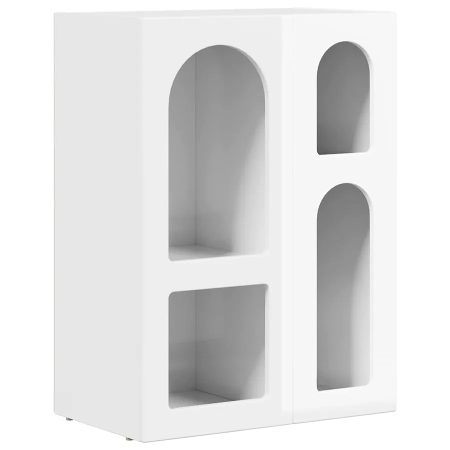 Buffet ELST Blanc brillant 59 x 35 x 80,5 cm Bois d'ingénierie - 2