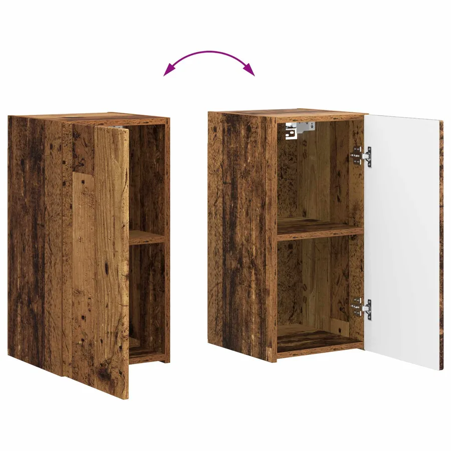 Meuble TV 8 pcs Bois ancien - 13
