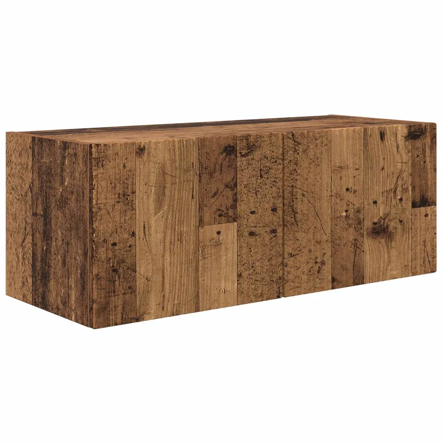 Meuble TV 8 pcs Bois ancien - 6