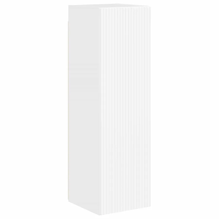 Ensemble meuble TV 4 pcs Blanc brillant Bois d'ingénierie - 6