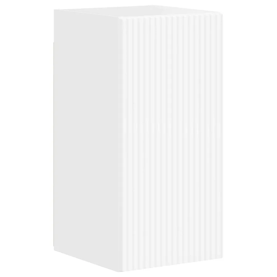 Ensemble meuble TV 4 pcs Blanc brillant Bois d'ingénierie - 7