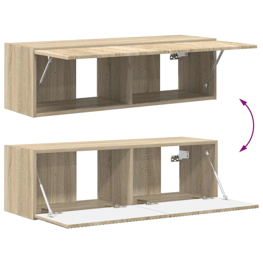 Meuble TV 8 pcs Chêne Sonoma - 11