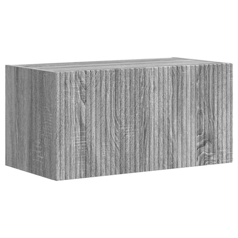 Meuble TV mural Gris Sonoma 60 x 31 x 29,5 cm Bois d'ingénierie - 2