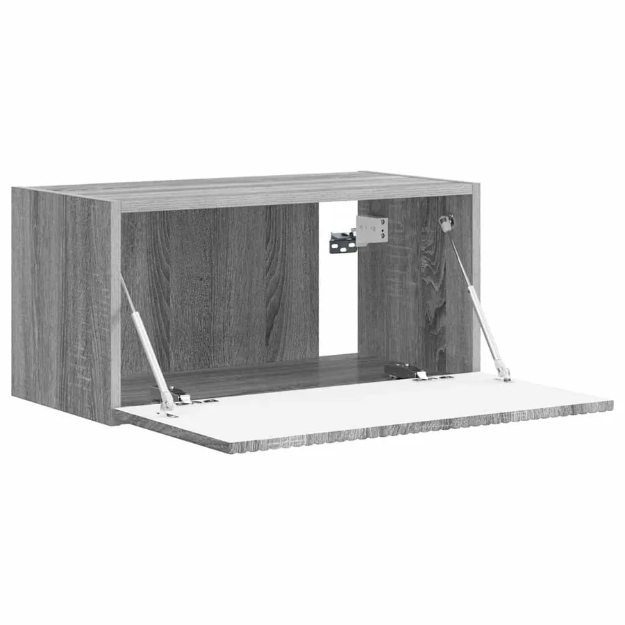 Meuble TV mural Gris Sonoma 60 x 31 x 29,5 cm Bois d'ingénierie - 5