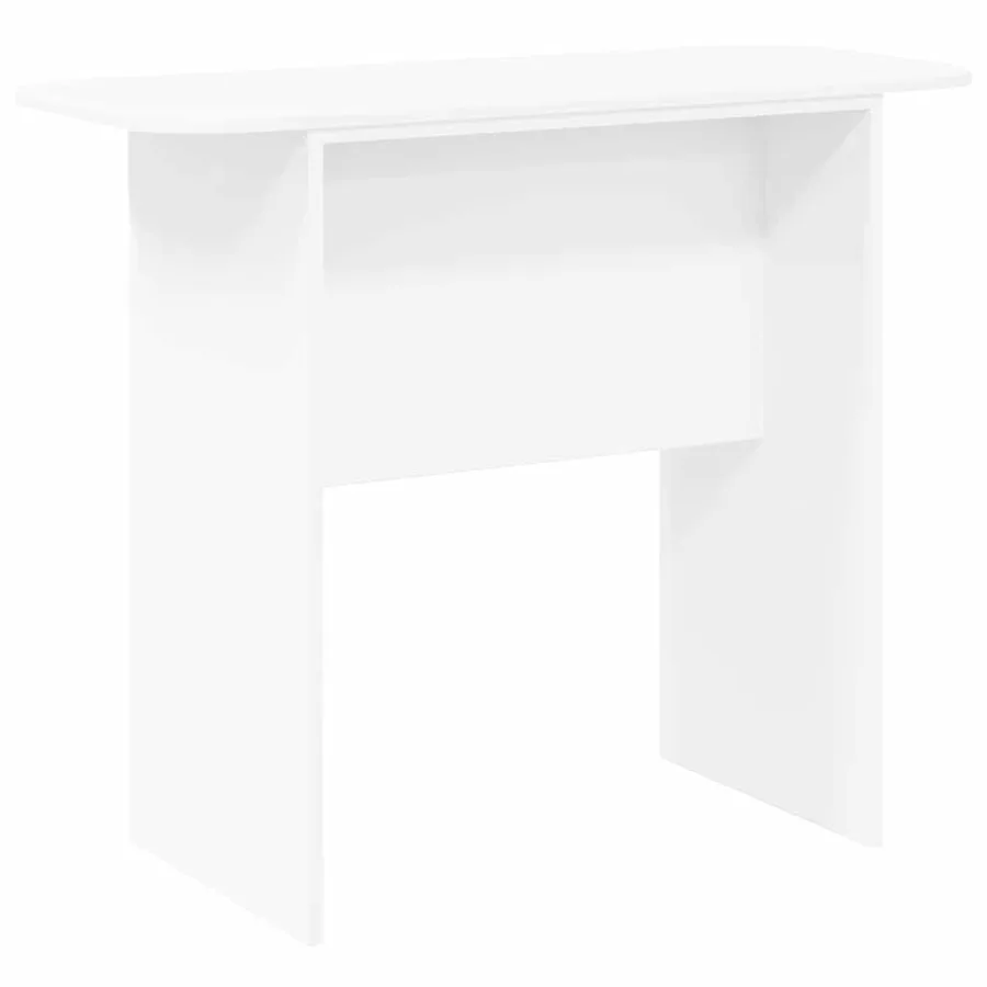 Table console Blanc 93 x 40 x 75 cm Bois d'ingénierie - 2