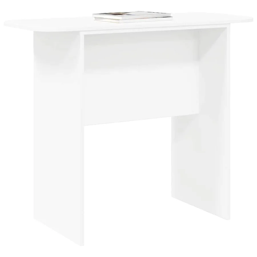 Table console Blanc 93 x 40 x 75 cm Bois d'ingénierie - 3
