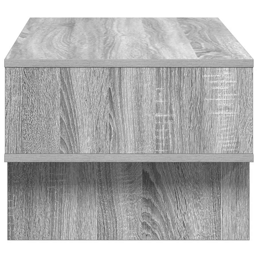 Table basse Gris Sonoma 80 x 46 x 35 cm Bois d'ingénierie - 6