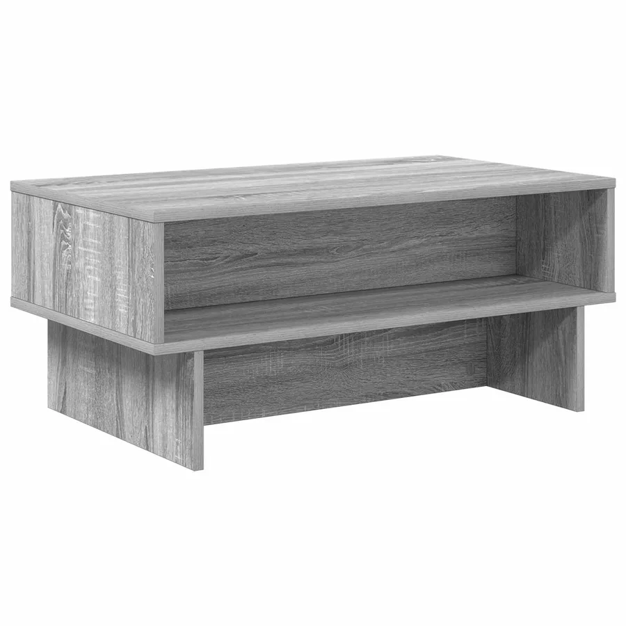 Table basse Gris Sonoma 80 x 46 x 35 cm Bois d'ingénierie - 7