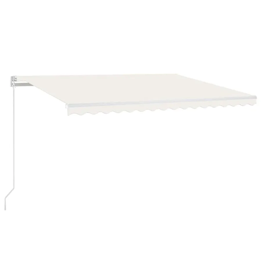 Auvent rétractable automatique 450x300 cm Crème - 2