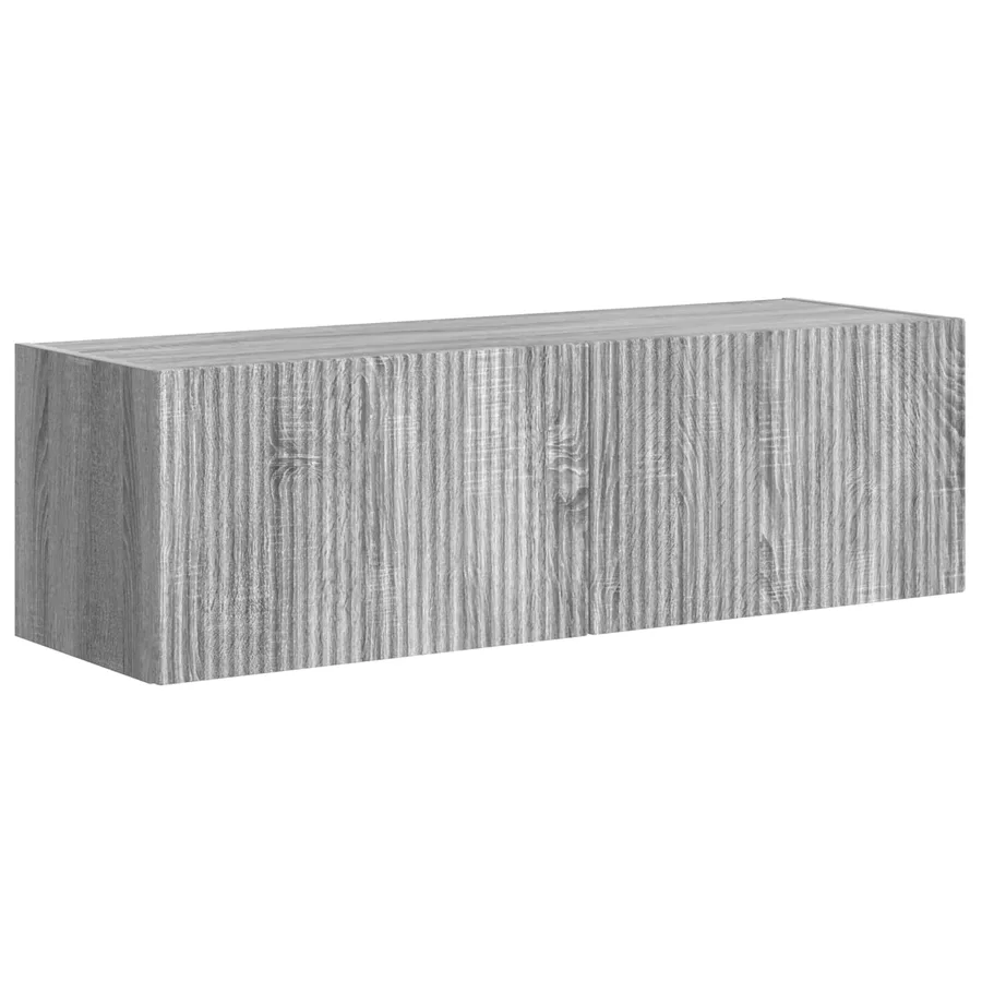 Ensemble de meuble TV mural Montage mural 6 pcs Gris Sonoma - 5