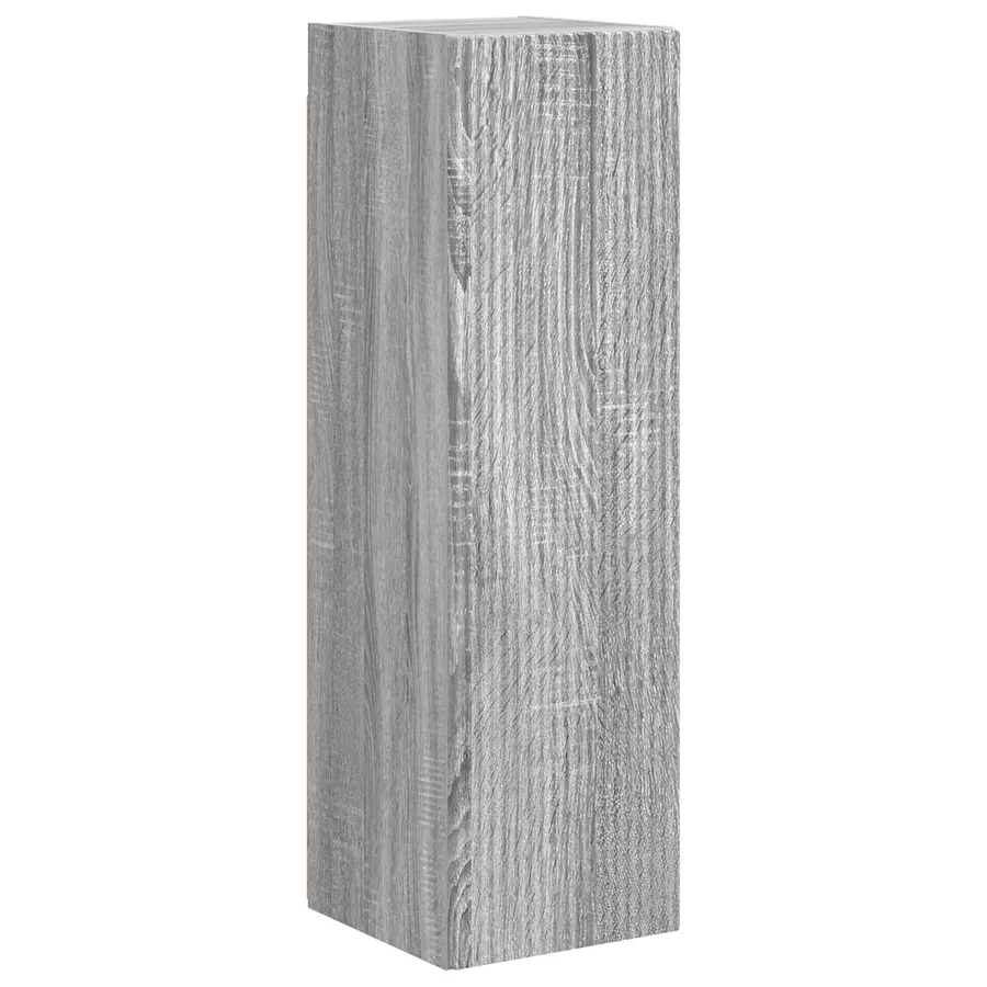 Ensemble meuble TV 4 pcs Gris Sonoma Bois d'ingénierie - 6