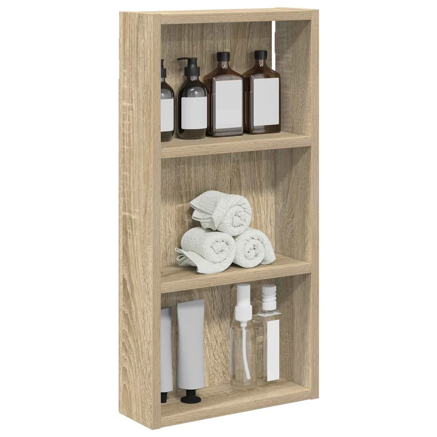 Armoire murale de salle de bain Chêne Sonoma 30 x 10 x 60,5 cm - 3