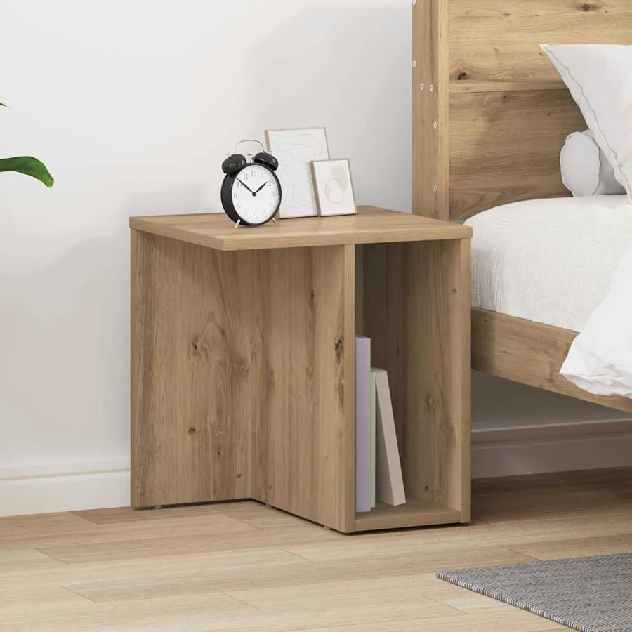 Table d'appoint 2 pc Chêne artisanal 37 x 32 x 40 cm