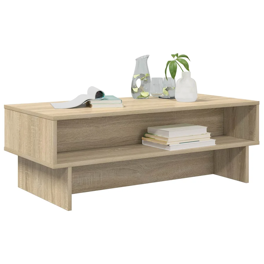 Table basse Chêne Sonoma 100 x 46 x 35 cm Bois d'ingénierie - 3