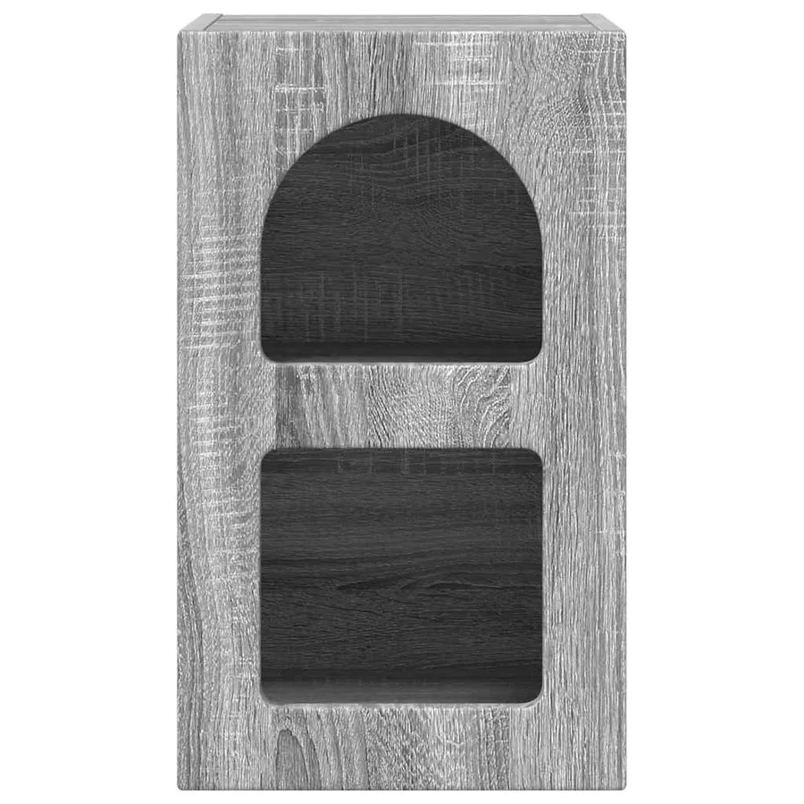 Table de chevet ELST 2 pc Gris Sonoma 29,5 x 33,5 x 50 cm - 6