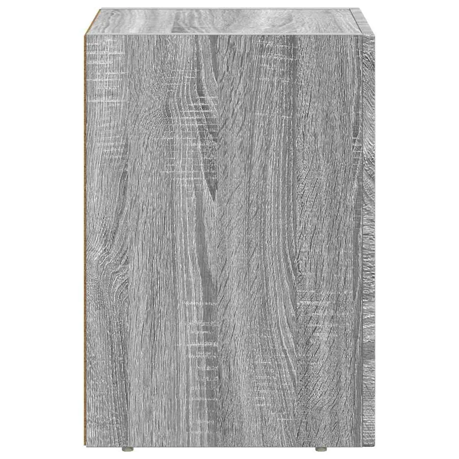 Table de chevet ELST 2 pc Gris Sonoma 29,5 x 33,5 x 50 cm - 7