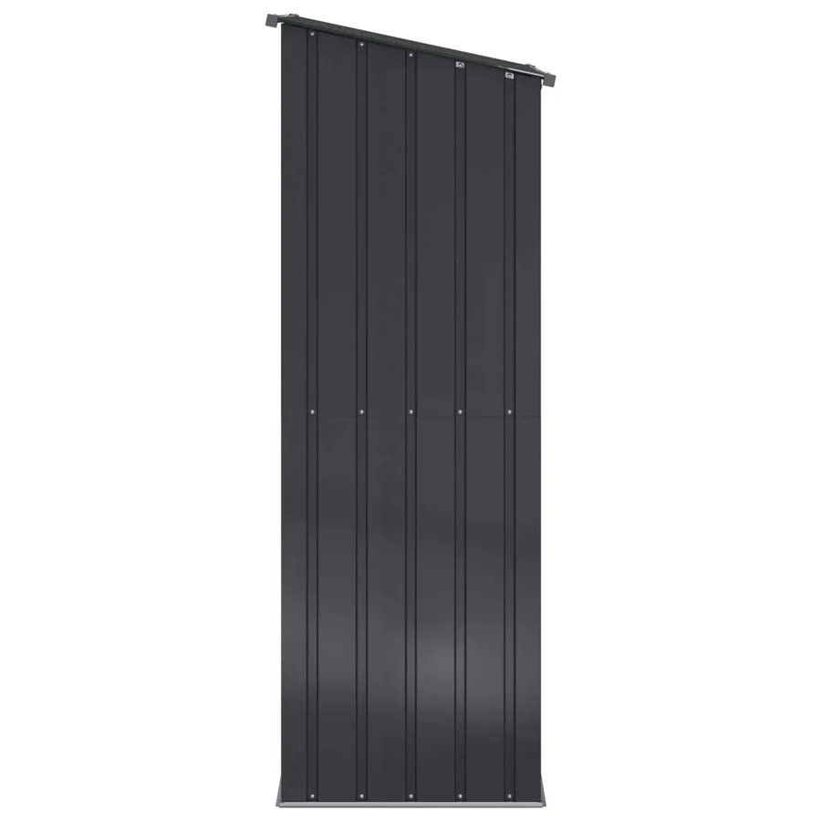Cabanons de jardin Anthracite 140,5 x 74 x 200 cm Métал - 7