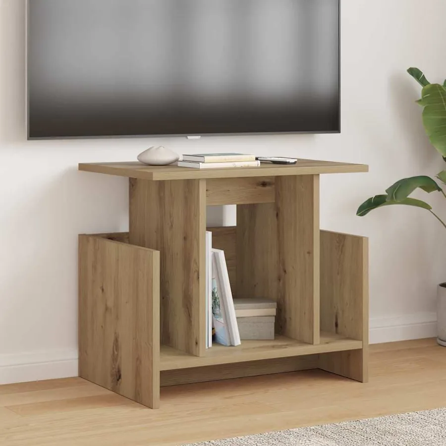 Meuble TV 2 pcs Chêne artisanal Bois d'ingénierie