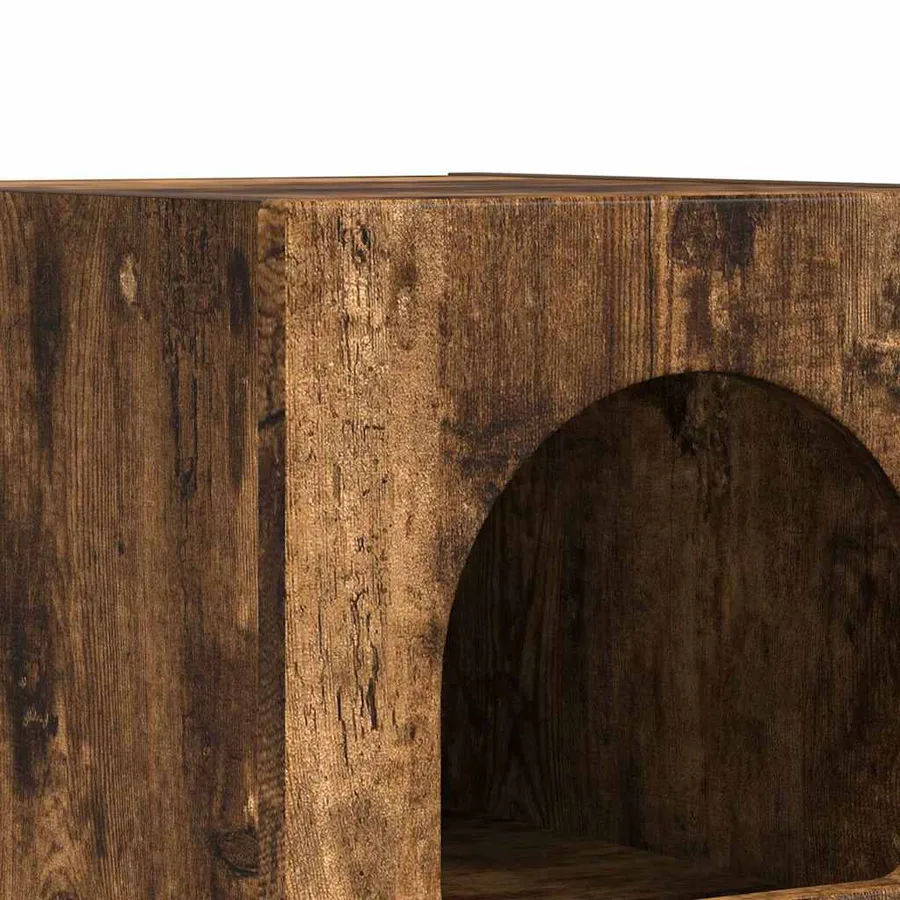 Table de chevet ELST 2 pc Chêne fumé 29,5 x 33,5 x 50 cm - 9