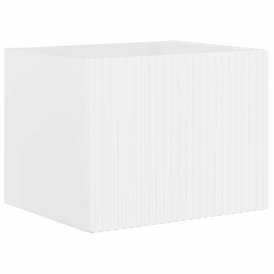 Ensemble de meuble TV mural Montage mural 6 pcs Blanc brillant - 6