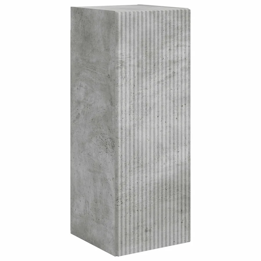 Ensemble meuble TV 4 pcs Gris béton Bois d'ingénierie - 6