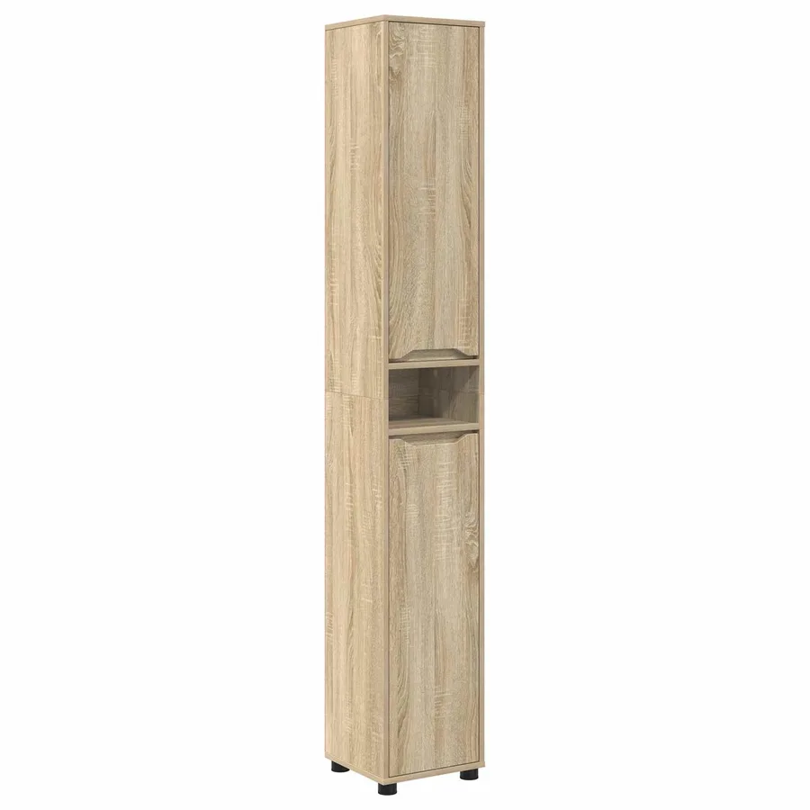 Cabinet de salle de bain Chêne Sonoma 30,5 x 30 x 195 cm - 2
