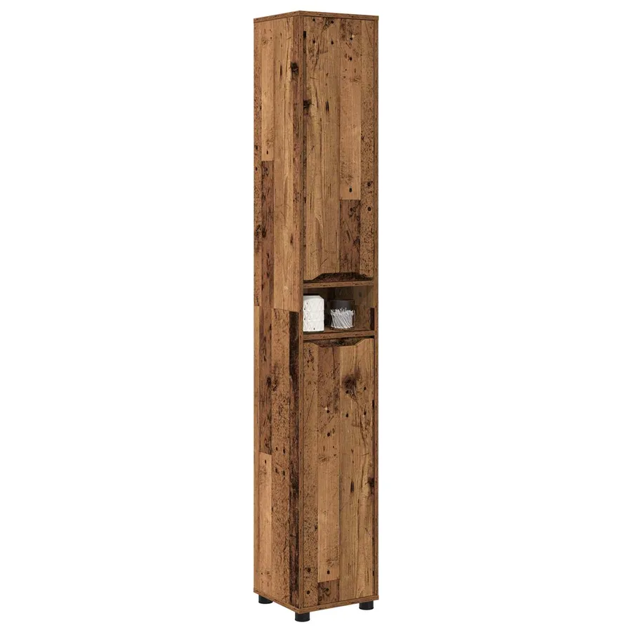 Cabinet de salle de bain Bois Ancien 30,5 x 30 x 195 cm - 3