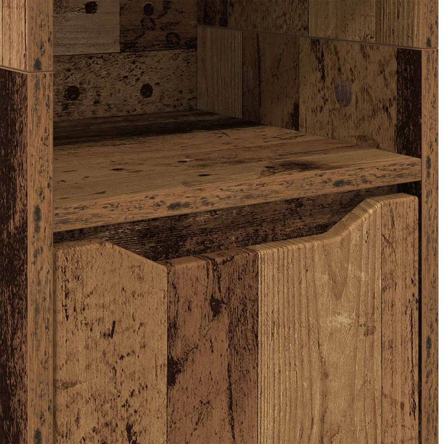 Cabinet de salle de bain Bois Ancien 30,5 x 30 x 195 cm - 8