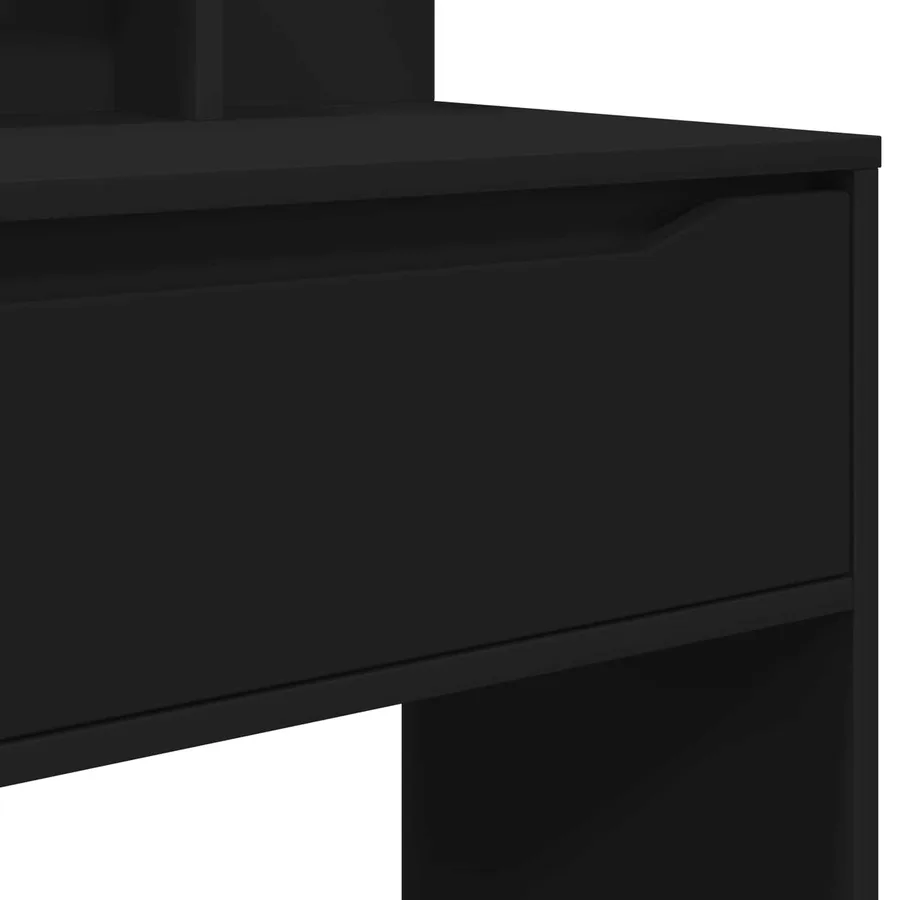 Tables de maquillage pour chambre Noir 80 x 39,6 x 135 cm - 8