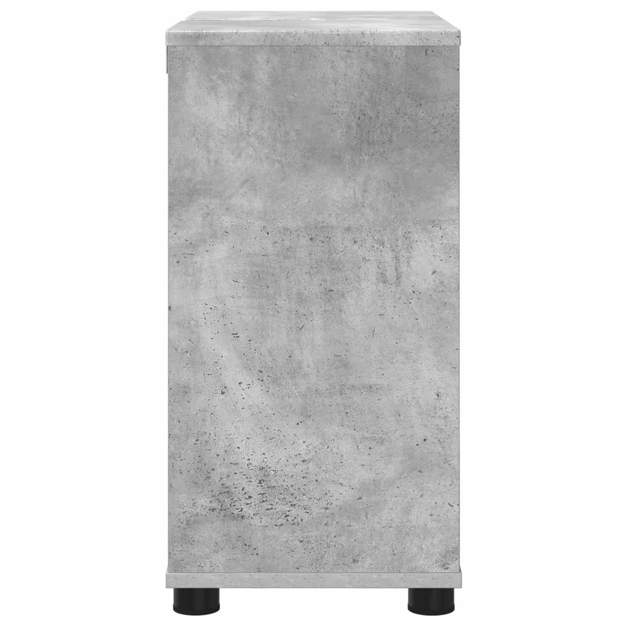 Armoire de lavabo de salle de bain Gris béton 60 x 30 x 60 cm - 7
