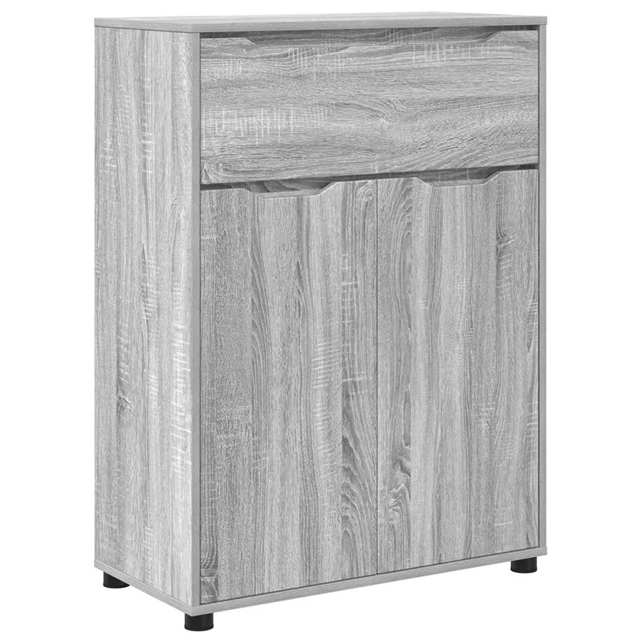 Cabinet de salle de bain Gris Sonoma 72,5 x 36,5 x 100 cm - 2