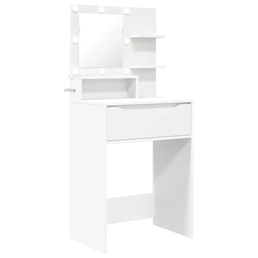 Tables de maquillage pour chambre Blanc 80 x 39,6 x 135 cm - 2