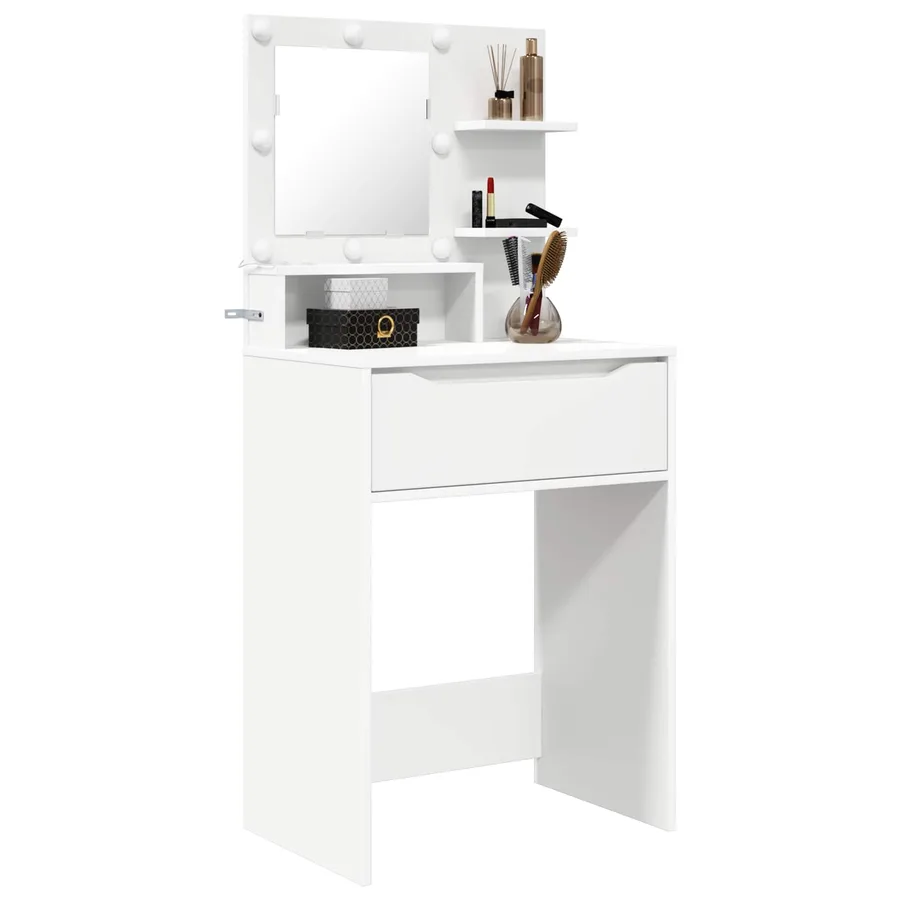 Tables de maquillage pour chambre Blanc 80 x 39,6 x 135 cm - 3