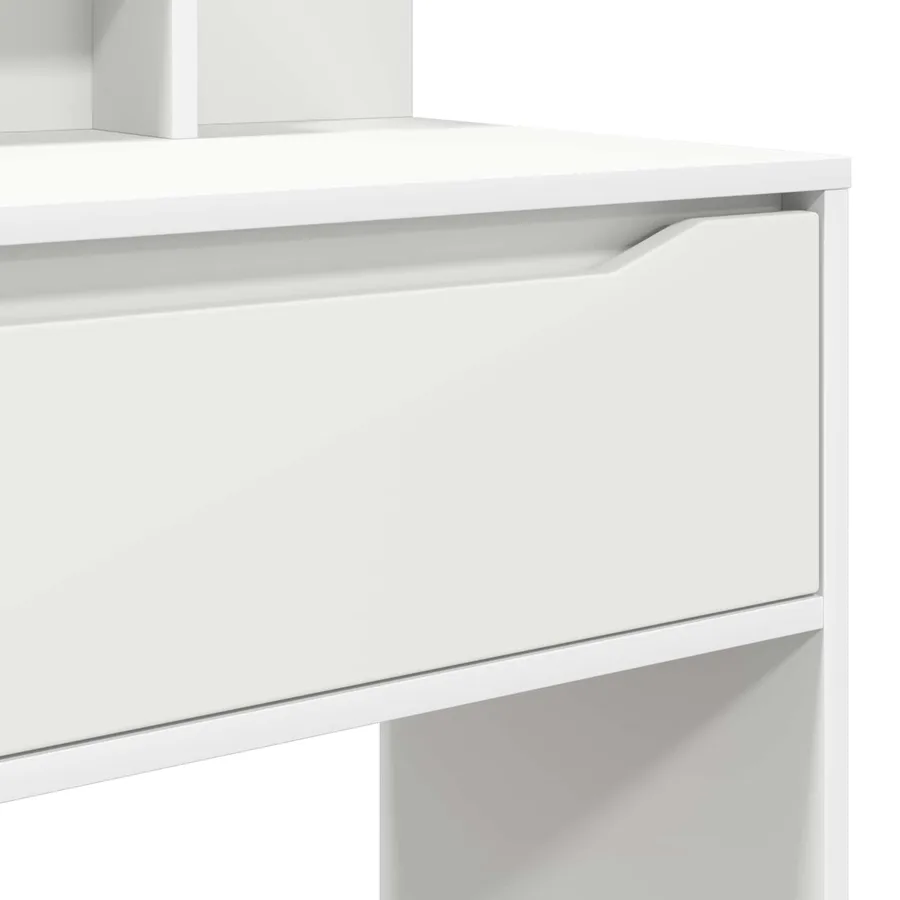 Tables de maquillage pour chambre Blanc 80 x 39,6 x 135 cm - 8