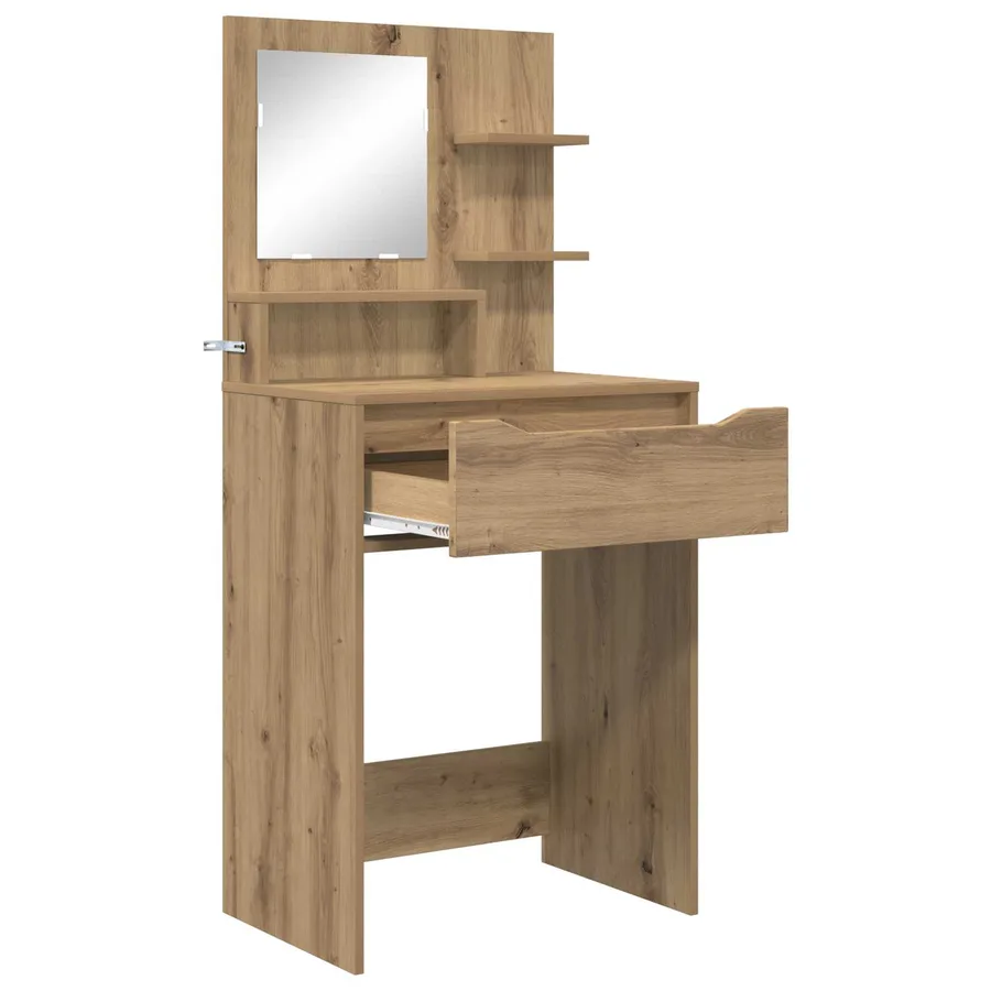 Tables de maquillage pour chambre Chêne artisanal - 5