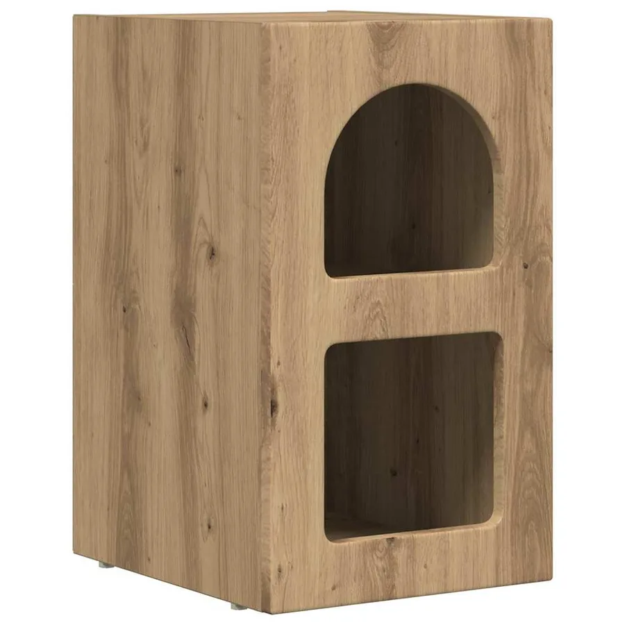 Table de chevet ELST Chêne artisanal 29,5 x 33,5 x 50 cm - 2