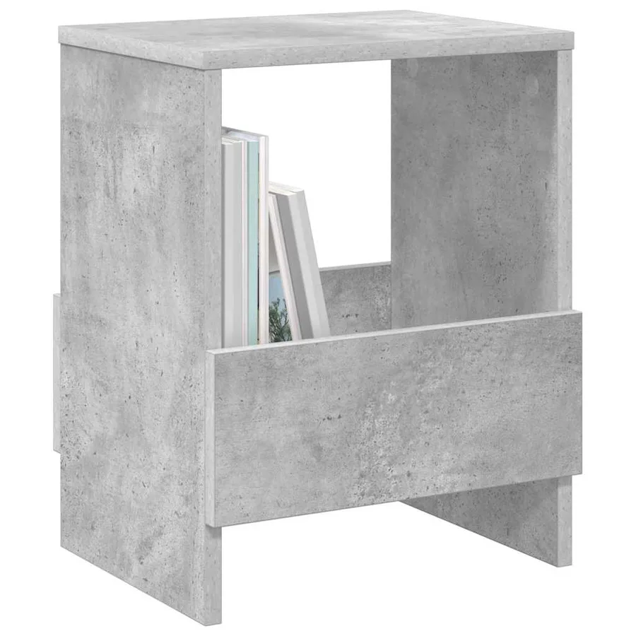 Étagère à magazines 2 pcs Gris béton 35 x 30 x 45 cm - 3