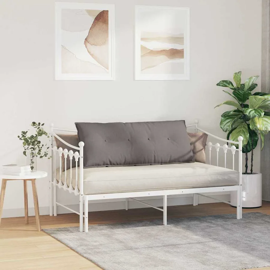 Coussin de Dos Taupe 120 x 19 x 50 cm tissu - 4