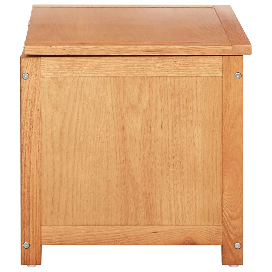Boîte de rangement 50 x 45 x 45 cm Bois de chêne massif - 6
