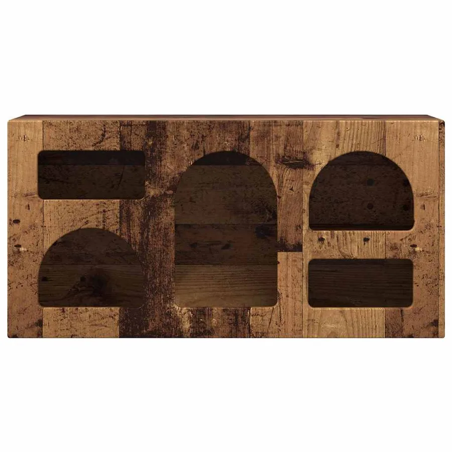 Meuble TV ELST 80 x 35 x 40 cm Bois ancien Bois d'ingénierie - 5