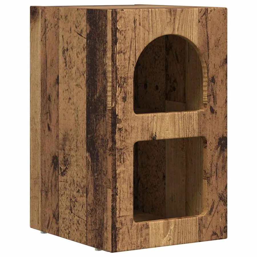 Table de chevet ELST Bois ancien 29,5 x 33,5 x 50 cm - 2
