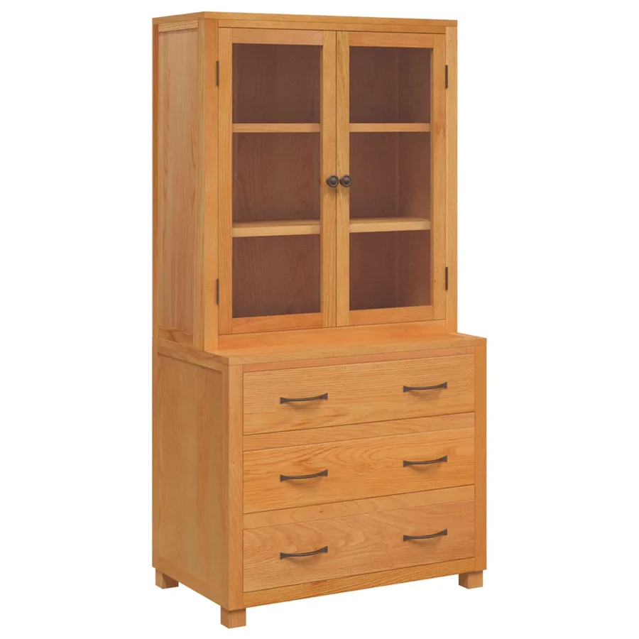 Ensemble de meubles de rangement 2 pc Marron 80 x 50 x 160 cm - 2